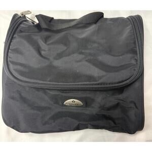 Samsonite Black Travel Toiletry Bag Hanging‎ Organizer Makeup Storage Black